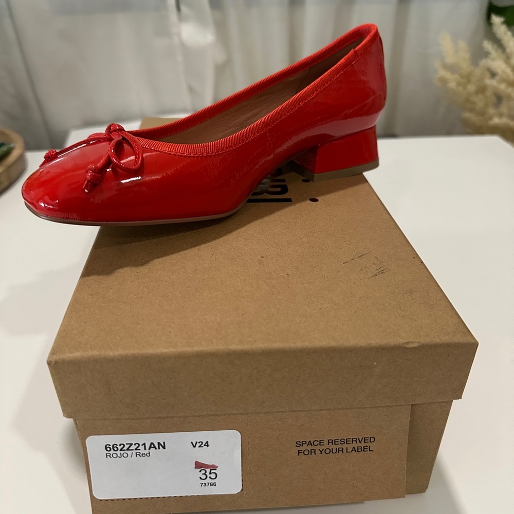 Bibi Lou Red Patent Leather Women's Shoes